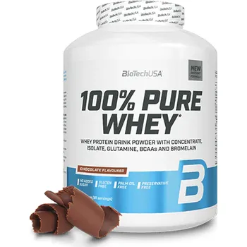 Protein BioTech 100% Pure Whey 2270 g Příchuť: čokoláda