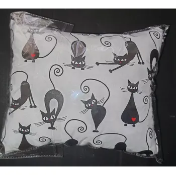 Dekorativní polštářek Levandulový polštářek - kočky (Polštářek s bylinkami kočičky)