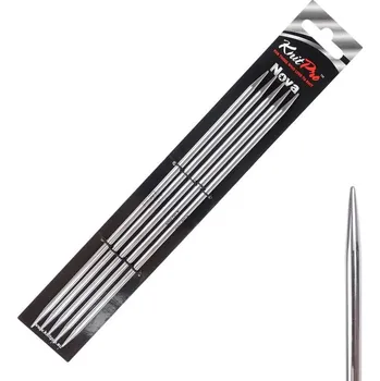 Nástroj na niť a příze Nova Kovové ponožkové jehlice 20 cm 4 mm