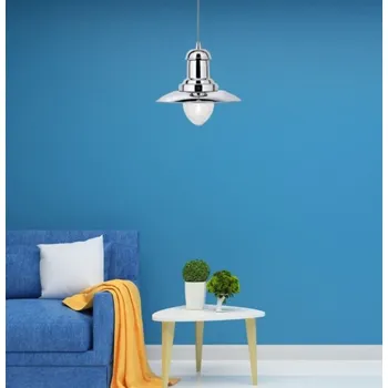 Svítidlo Searchlight 4301CC Závěsné svítidlo FISHERMAN lesklý chrom