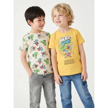 Sinsay - Sada 2&nbsp;triček Marvel - vícebarevná - 436EH-MLC - 436EH-MLC-104