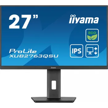 Monitor iiyama ProLite/XUB2763QSU-B1/27"/IPS/QHD/100Hz/2ms/Black/3R