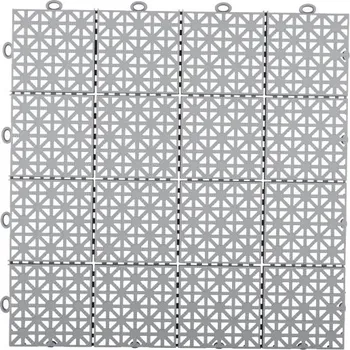 Dlažba Plastová dlažba Mosolut Hestra Universa, světle šedá