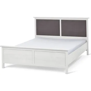 Ložnice 604301 - Tchibo - Postel s polstrovaným čelem - barva: bílá