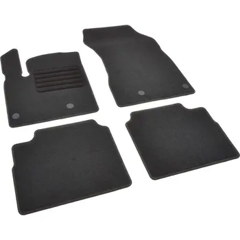 autokoberec Autokoberce textilní přesné černé / černé obšití - Nissan X-Trail IV (Typ T33) MHEV (2021-) 5-sedadel