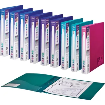 SNOPAKE, Prezentační pořadač, 2 kroužkový, PP, A4, 2.5 cm, "O" kroužky, electra