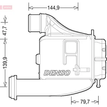 Chladič motoru Chladič turba DENSO DIT12006