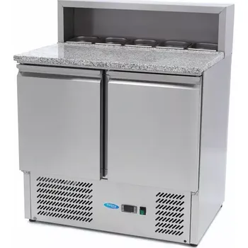 Pec na pizzu Maxima Lednice na pizzu se 2 dveřmi - 90 cm -285 l - včetně krytu z nerezové oceli | 09400200