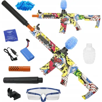 Dětská zbraň GELOVÁ PUŠKA PUŠKA BEZPEČNÁ AUTOMATICKÁ PISTOLE BAREVNÁ ZBRAŇ