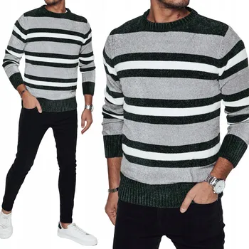 Pánský svetr DStreet svetr wx2262 šedý kulatý velikost XL