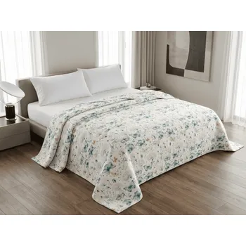 Přehoz na lůžko Přehoz na postel ELIVINE bílý, 100% bavlna Rozměr: 170 x 210 cm