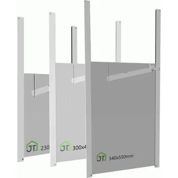 Agrofortel Bezpečnostní dvířka do kurníku se zpětnou klapkou - 230x340 / 300x450 / 340x550 mm | JOSTechnik