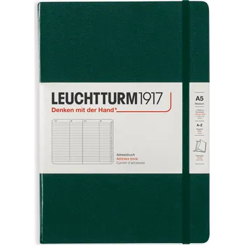 Diář Leuchtturm 1917, Adresář Leuchtturm 1917 A5, lesní zelená - Formadore