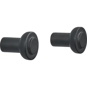 Zone Denmark, Háčky Sensu, nástěnné, 3 x 2,5 cm, černé, 2 ks - Formadore