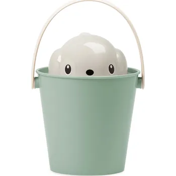 United Pets, Dóza na suché krmivo s lopatkou Crock, šedo-zelená, 2 díl. - Formadore