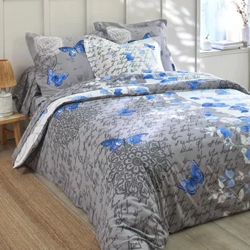 Povlečení Bavlněné povlečení Celestine zn. Colombine®, modrá/šedá, 140 x 200 cm 497170