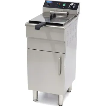 fritéza Maxima Fritéza - 16 l - 1 koš - s vypouštěcím kohoutem a stojanem - 400 V | 09365155