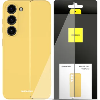 Pouzdro na mobilní telefon Zadní Kryt Spacecase pro Samsung Galaxy S23 žlutý
