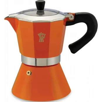 Moka konvice Moka konvička hliníková tlaková 6 šálků oranžová