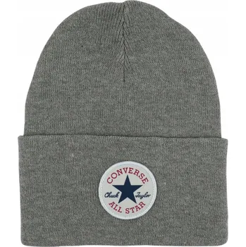 Čepice Converse čepice beanie šedá, univerzální velikost