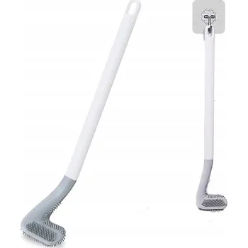 Silikonový kartáč na WC pro čistou toaletu i v těžko dostupných místech