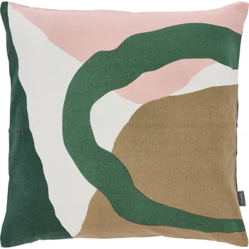Polštář Södahl, Dekorativní polštář Collage 45 x 45 cm zelená-béžová - Formadore