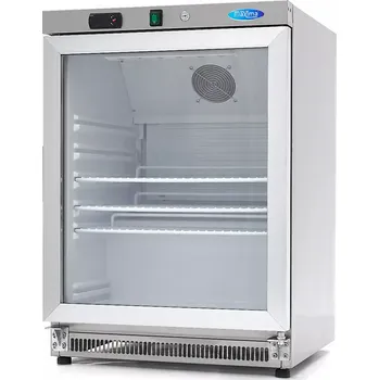 Chlazení Maxima Lednice - 200 l - nerezová ocel - se skleněnými dveřmi | 09405010