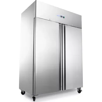 Lednice Maxima Lednice - 1400 l - 6 nastavitelných polic (2/1 GN) - na kolečkách - nerezová ocel | 09400020