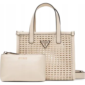 Kabelka Guess kabelka eko kůže béžová