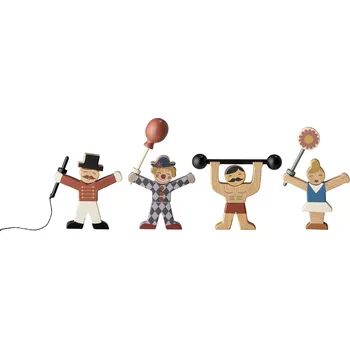 Dřevěná hračka Bloomingville, Figurky Rossaio 4 ks - Formadore