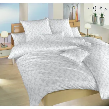 Povlečení Povlak na polštář k povlečení damašek Rokoko 40x40 cm šedé