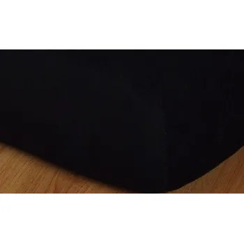 Prostěradlo froté vyšší matrace 90x220 cm černá