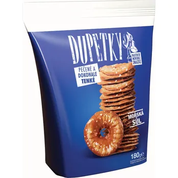 Slaná pochutina Dupetky Solené 180g (Kartonové balení : 15 ks)