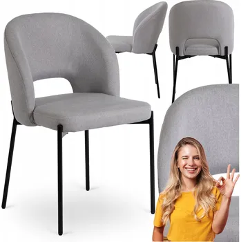 Jídelní židle Židle Mebel Elite látka šedá 1 ks