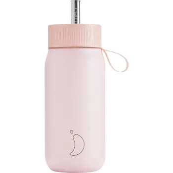 Chilly's Bottles, Termohrnek Series 2 se slámkou, 750 ml, růžový - Formadore