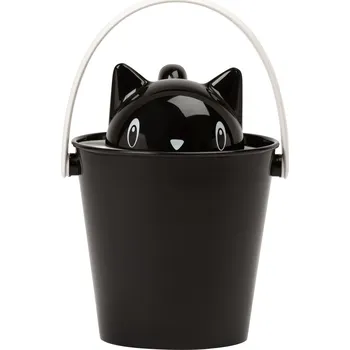 United Pets, Dóza na suché krmivo s lopatkou Crick, černá, 2 díl. - Formadore