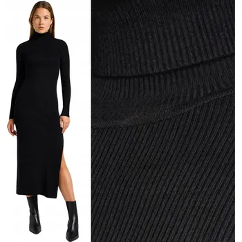 Dámské šaty Pletené šaty Lee 112358303 Černé Šaty velikosti M
