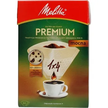 Filtr do kávovaru Papírové filtry Melitta Premium 1x4 80 ks