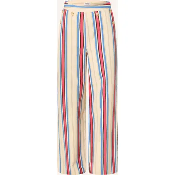 Dámské kalhoty Ichi Dámské Kalhoty Ihfania, béžová / červená / modrá, 36