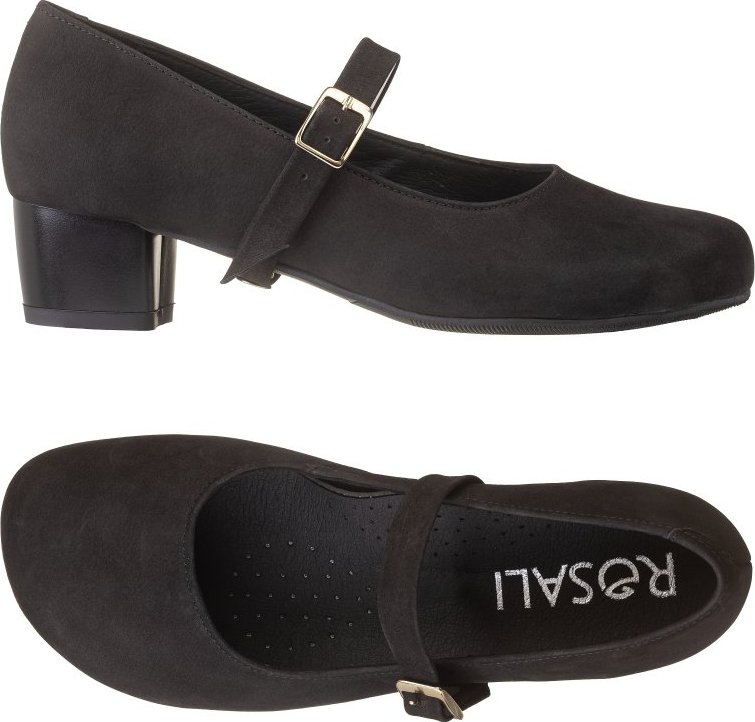 Peerko Kožené lodičky Rosali Ravenna s vyměnitelným páskem černé Velikost: 41,5