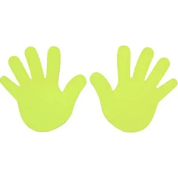 Merco Hand značka na podlahu žlutá Balení: 1 pár