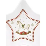 Easy Life Porcelánová miska Magie De Noel ve tvaru hvězdy v dárkové krabičce ø15 cm