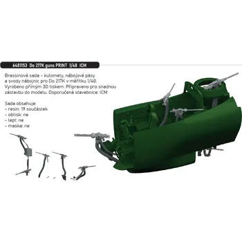 Plastikový model Eduard 1/48 Do 217K guns PRINT (ICM)