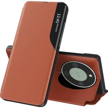 Pouzdro na mobilní telefon Techsuit – řada eFold – Honor Magic8 Lite – oranžová
