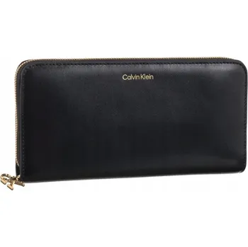 Velká dámská peněženka Calvin Klein CK Puller Around LV04F1093G Černá