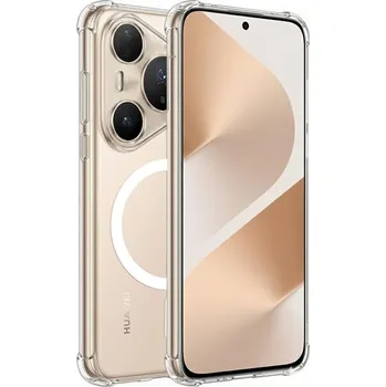 Pouzdro na mobilní telefon Techsuit – nárazuvzdorný čirý silikonový MagSafe – Huawei Pura 80 Pro – čirý