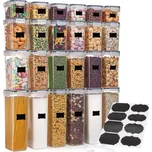 Plastové dózy na potraviny sada 24ks SPRINGOS KI0172