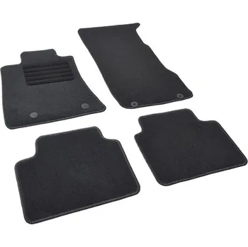 autokoberec Autokoberce textilní přesné černé - Alfa Romeo Giulia (Typ 952) (2016-) automatická převodovka / pohon 4x4 5-sedadel