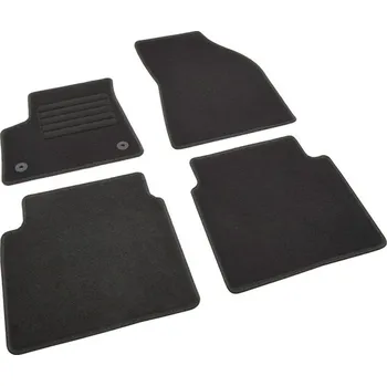 autokoberec Autokoberce textilní přesné černé / černé obšití - Citroën e-C3 Aircross (2024-) 5-sedadel