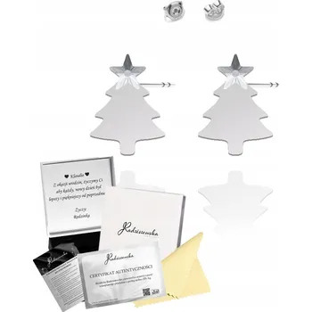 Náušnice Stříbrné Náušnice Stromeček Hvězdička Stříbro 925 Vánoce PŘÁNÍ